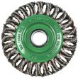 115mm Twist Knot Wheel M14X22 Flat